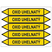 Značení potrubí, oxid uhelnatý